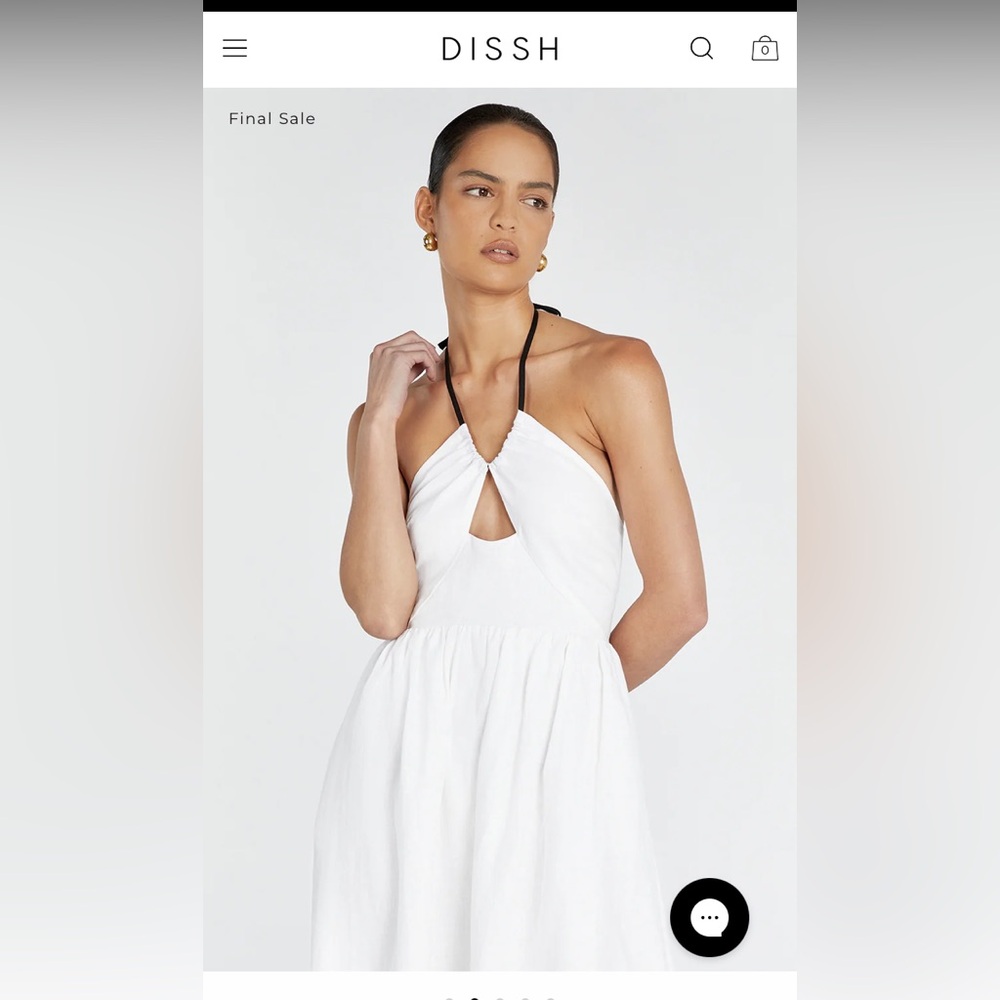 NWT Dissh linen maxi dress